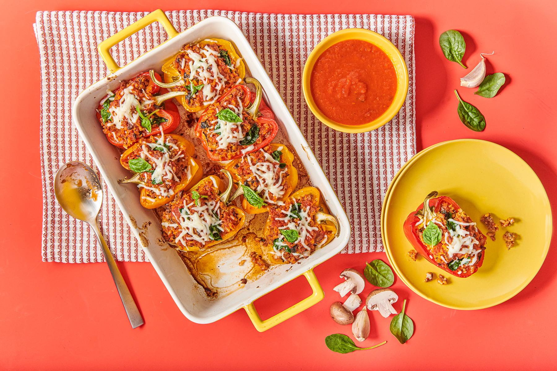 recipe image Stuffed Peppers with Ground Turkey and Veggies